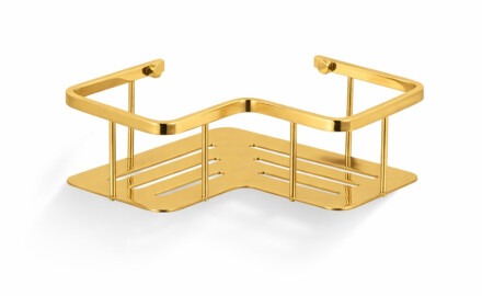 Korg – hörnhylla 20x20x7 / glansigt guld