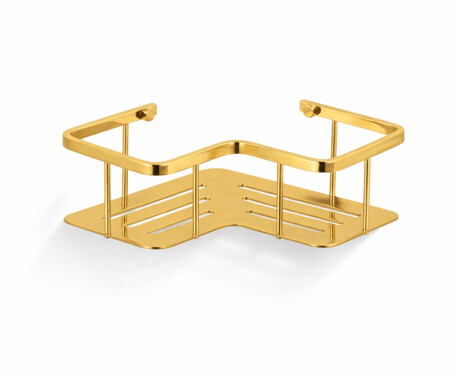 Korg – hörnhylla 20x20x7 / glansigt guld