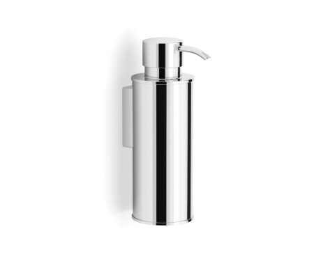 Dispenser för flytande tvål 0,25 l / rund / krom