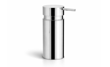Flytande tvålpump 0,15 l / rund, för montering på bänkskiva / krom