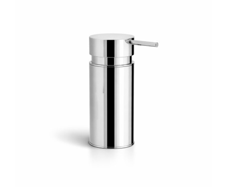 Flytande tvålpump 0,15 l / rund, för montering på bänkskiva / krom