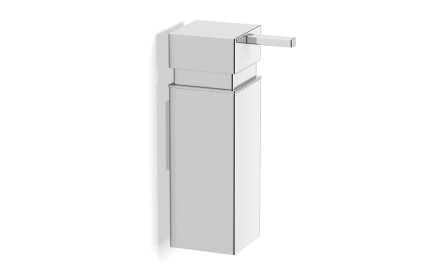 Flytande tvålpump 0,25 l / fyrkantig / krom