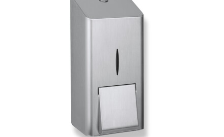 Flytande tvålpump 0,8 l, R10-serien / borstat stål