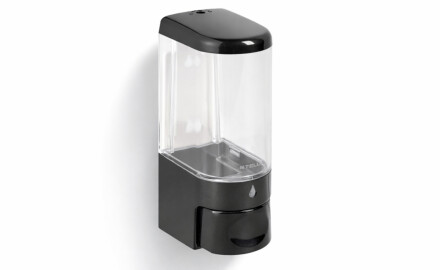 Dispenser för flytande tvål 0,25 l / ABS, svart högblank