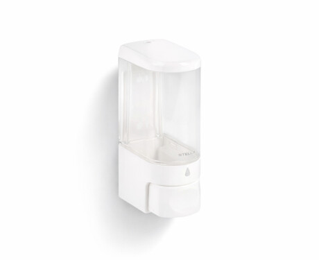 Dispenser för flytande tvål 0,25 l / ABS, vit, blank
