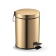 STANDARD-pedaalkorg, rund, 5 liter, soft close / glänsande guld #1