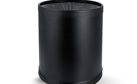 Öppen korg 9 L / avtagbart hölje / matt svart, matt svart kant