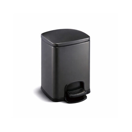 PREMIUM-pedaalkorg, rektangulär, 5 L, soft close / matt svart #1
