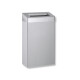 Soptunna 30 L med öppet lock, R10-serien / borstat rostfritt stål #1