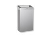 Soptunna 30 L med öppet lock, R1-serien / borstat rostfritt stål