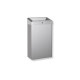 Soptunna 30 L med öppet lock, R1-serien / borstat rostfritt stål #1