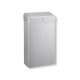 Soptunna 30 L med uppfällbart lock, R1-serien / borstat rostfritt stål #1