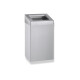 Soptunna 49 L med öppet lock, R10-serien / borstat rostfritt stål #1