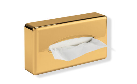 Dispenser för näsdukar / ABS, guldglans