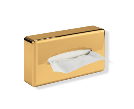Dispenser för näsdukar / ABS, guldglans