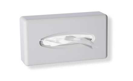 Dispenser för näsdukar / ABS, vit, blank