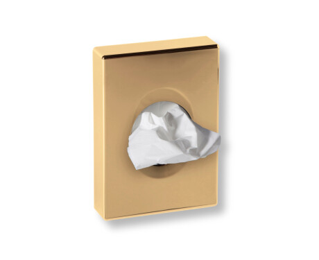Dispenser för hygienpåsar / ABS, guldglans