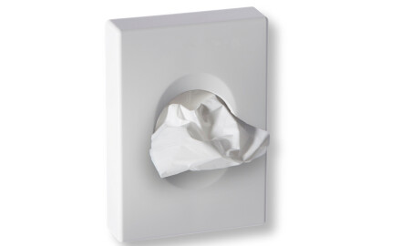 Dispenser för hygienpåsar / ABS, vit, blank