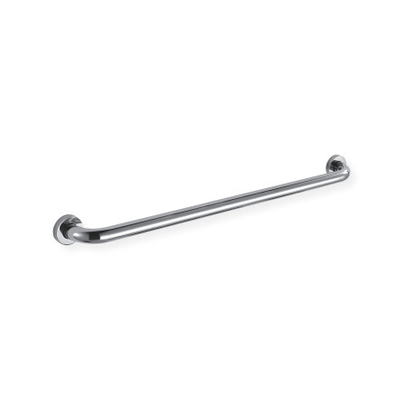 Stödhandtag för personer med funktionsnedsättning, Ø32, rakt, STANDARD – 80 cm / polerat rostfritt stål #1