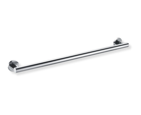 Stödhandtag för personer med funktionsnedsättning, Ø32, rakt, PREMIUM – 80 cm / polerat rostfritt stål