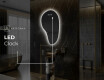 LED Badrumsspegel med oregelbunden form S221 #7