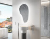 LED Badrumsspegel med oregelbunden form S222