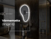 LED Badrumsspegel med oregelbunden form S222 #8