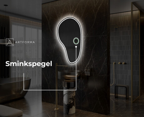 LED Badrumsspegel med oregelbunden form S223 #5