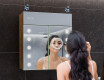Spegelskåp Med LED-belysning - L06 EMILY 66,5 x 72cm #7