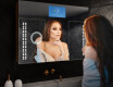 Smart spegelskåp med LED-belysning - L55 SARAH 100 x 72cm #10