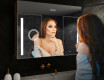 Spegelskåp Med LED-belysning - L02 EMILY 100 x 72cm #9