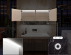 Lily LED badrumsskåp med 2-dörrar 100 x 72,5cm #5