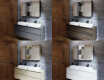 Spegelskåp med LED-belysning Lisa 100 x 70cm #4