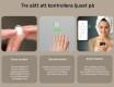 Rundad Modern LED Spegel med iPad Displine L141 Ram #5