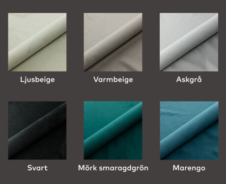 Designad klädd spegel - Velora Arco #4