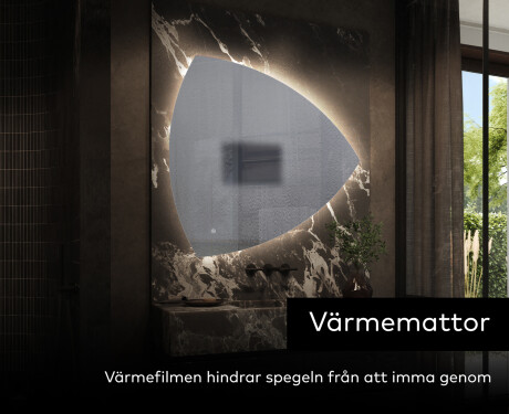 LED Badrumsspegel med oregelbunden form T221 #9