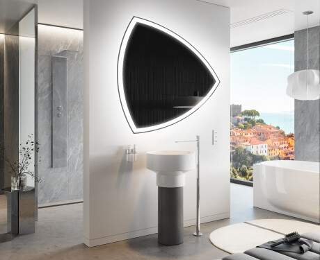 LED Badrumsspegel med oregelbunden form T222 #9
