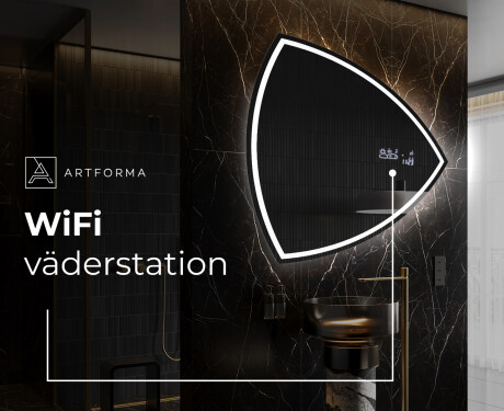 LED Badrumsspegel med oregelbunden form T223 #6