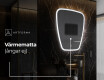 Asymmetrisk spegel med belysning Z222 #8