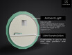 Rund badrumsspegel med LED-belysning Spegel L112 #3