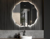 Rund badrumsspegel med LED-belysning Spegel L193