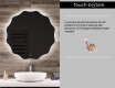 Rund badrumsspegel med LED-belysning Spegel L193 #8
