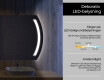 Badrumsspegel med LED-belysning Spegel L67 #4