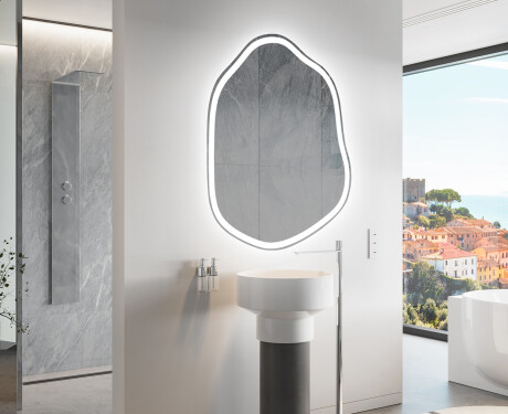LED Badrumsspegel med oregelbunden form E222