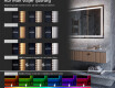LED Badrumsspegel med oregelbunden form E222 #10