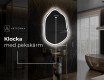 LED Badrumsspegel med oregelbunden form E222 #8