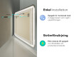 Badrumsspegel med LED-belysning Spegel L144 #10